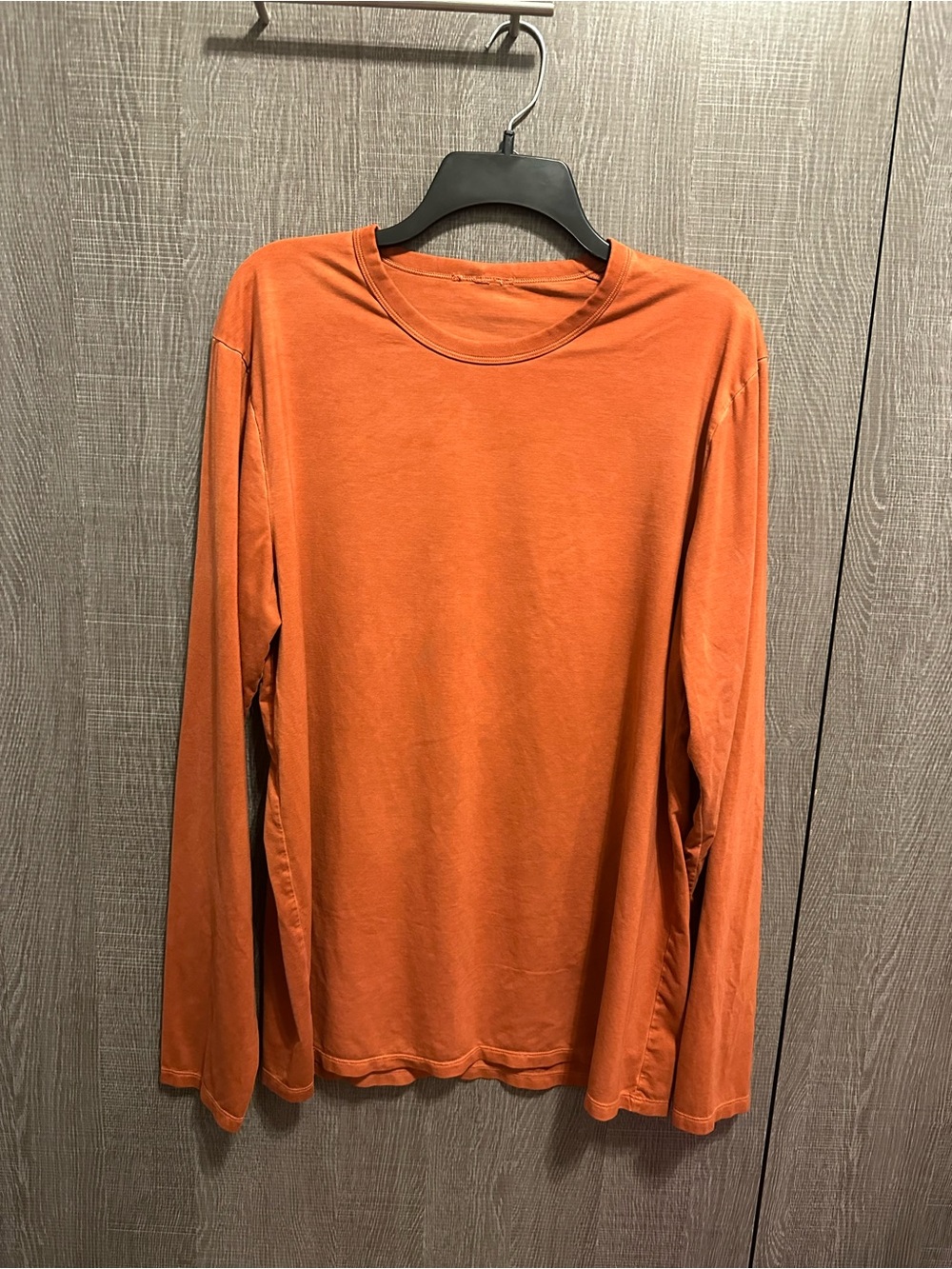 lululemon athletica Long Sleeve Tee in Orange